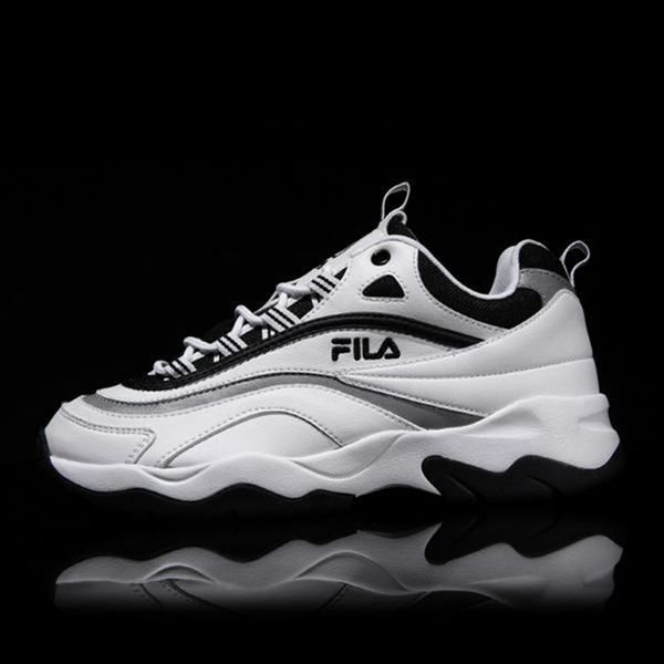 Fila Ray Men's Lifestyle Shoes - White/Black,NZ 314-17804